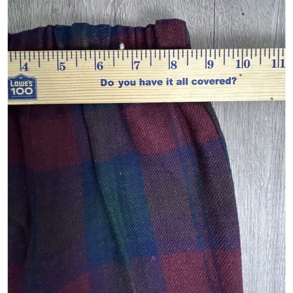Vintage Kids Pants Acrylic & Wool Tartan Plaid Archie Brown Sz 5? - Picture 8 of 8